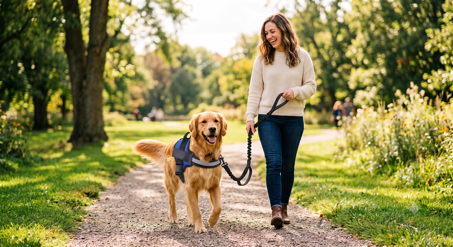 Walk Calmer. Walk Happier.