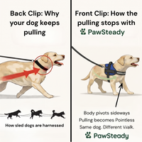 PawSteady No-Pull Dog Harness – Reflective & Adjustable